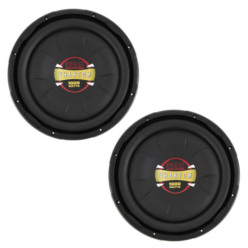 BOSS D12F 12" 2000W Car Audio Shallow Mount Subwoofers Power Subs Woofers