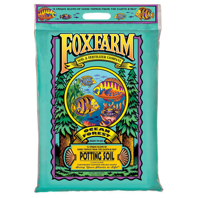 FoxFarm Ocean Forest Organic Garden Potting Soil Mix, 12 Quart Bag (12 Pack)