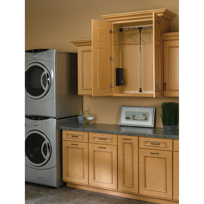 Rev-A-Shelf CPDR-2635 26" to 35" Adjustable Pull Down Closet Rod, Chrome(2 Pack) - VMInnovations
