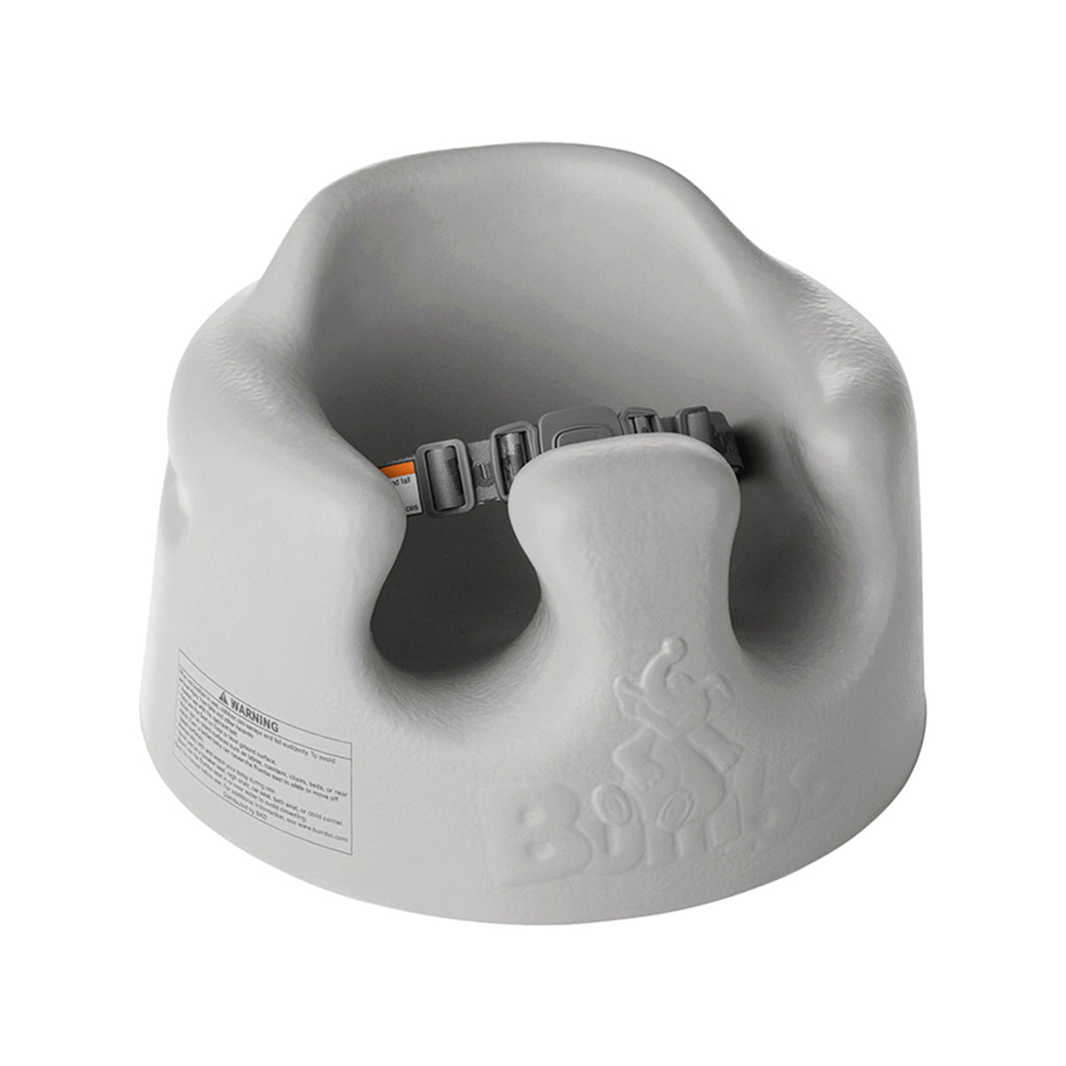 Bumbo Baby Infant Soft Foam Wide Floor Seat w/ 3 Point Adjustable Harness, Gray (For Parts)