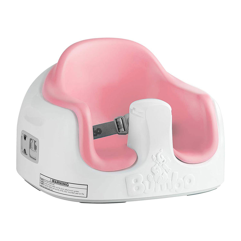 Bumbo Baby Toddler Adjustable 3-in-1 Booster Seat/High Chair & Tray, Cradle Pink