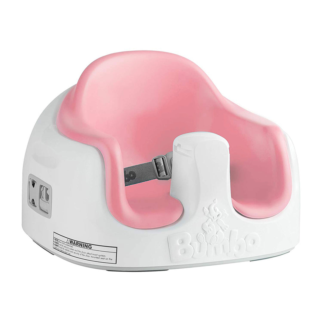 Bumbo Baby Toddler Adjustable 3-in-1 Booster Seat/High Chair & Tray, Cradle Pink