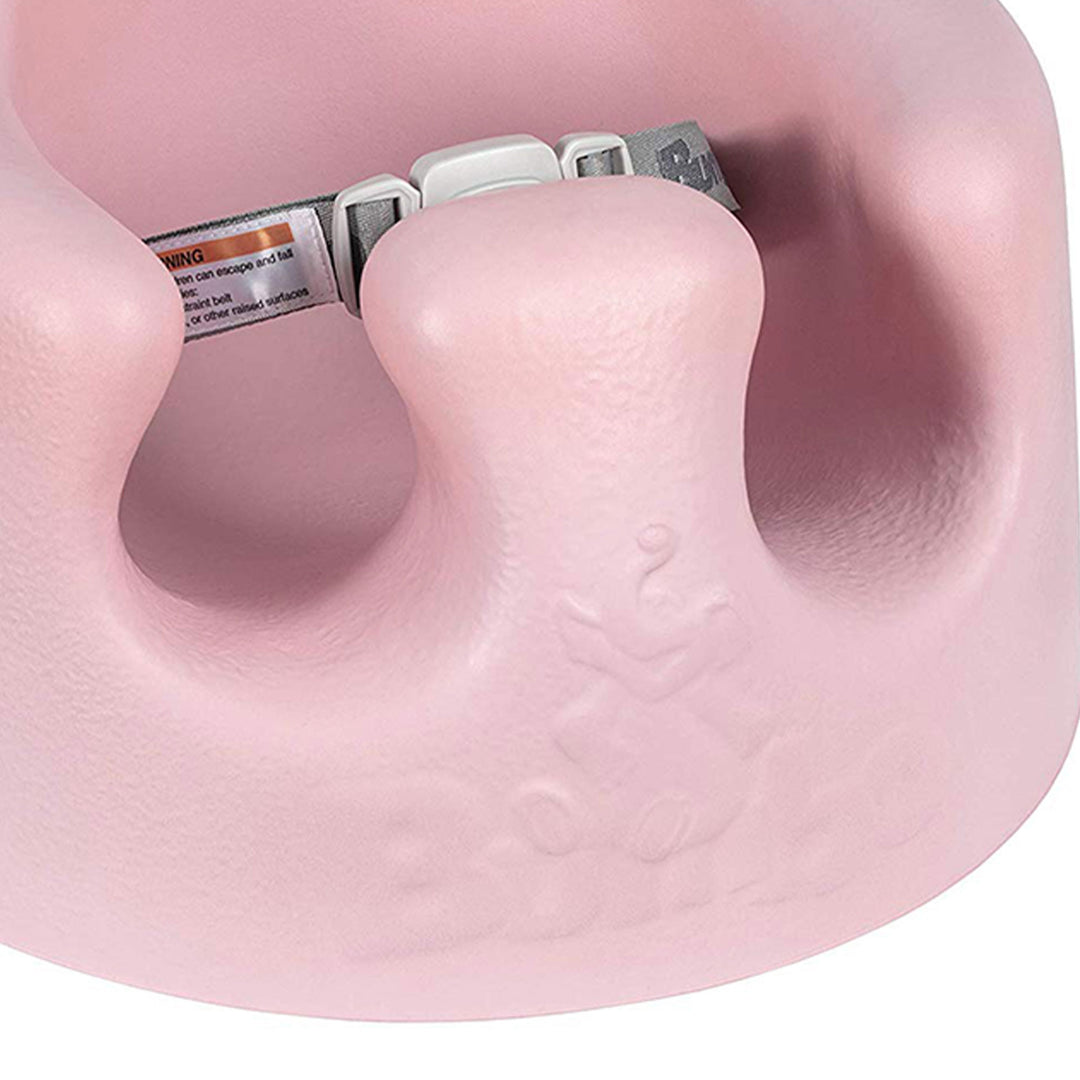 Bumbo Infant Floor Seat Baby Sit Up Chair with Adjustable Harness, Cradle Pink