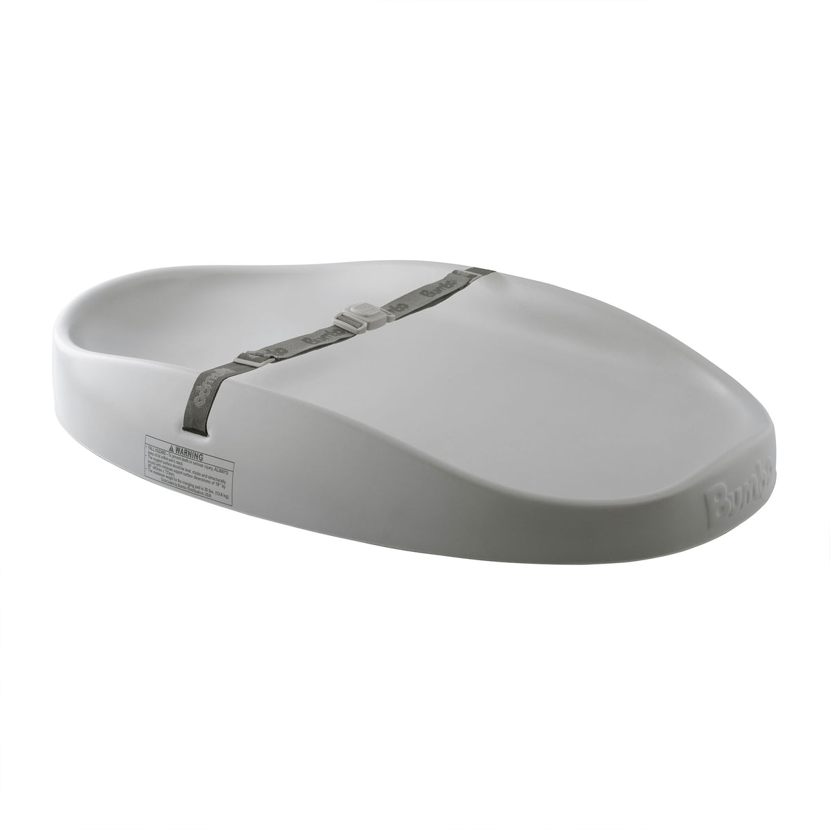 Bumbo Baby Infant Soft Foam Changing Pad with Restrain Belt, Gray (Used)