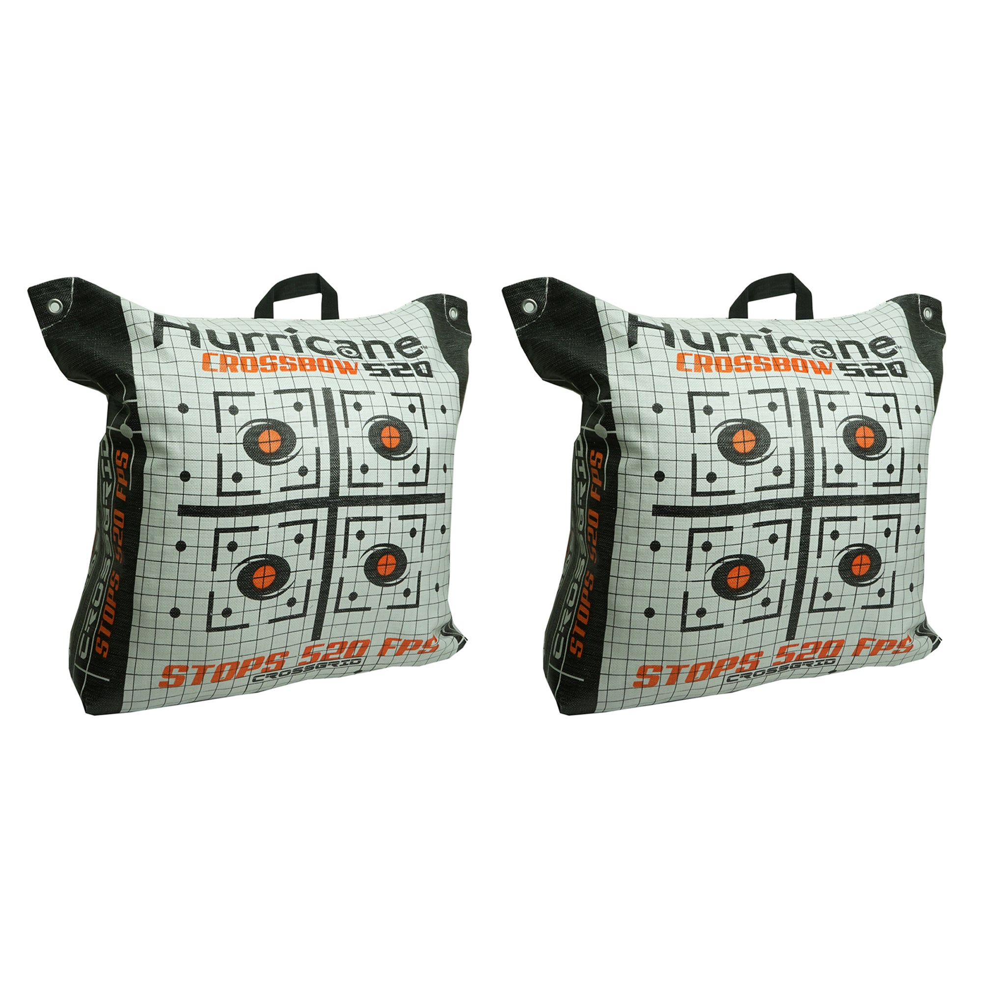 Hurricane Double Sided 460 FPS Woven Crossbow Archery Bag Target, Yellow(2 Pack) - VMInnovations