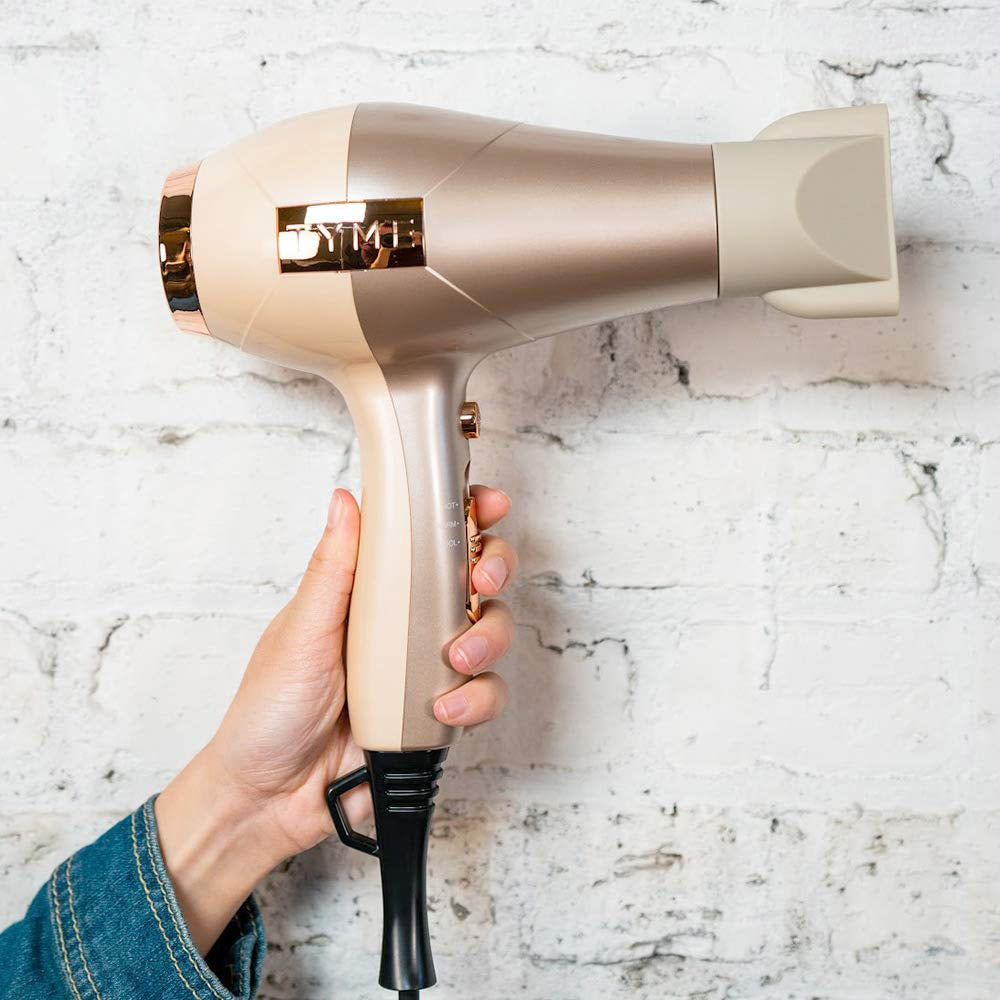 TYME Blowtyme Ionic and Ceramic Pro Lightweight Hair Blow Dryer, Rose Gold(Used)