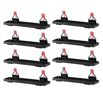 Rubbermaid Outdoor Metal Backyard Shed Accessories Shelf, Individual (8 Pack) - VMInnovations