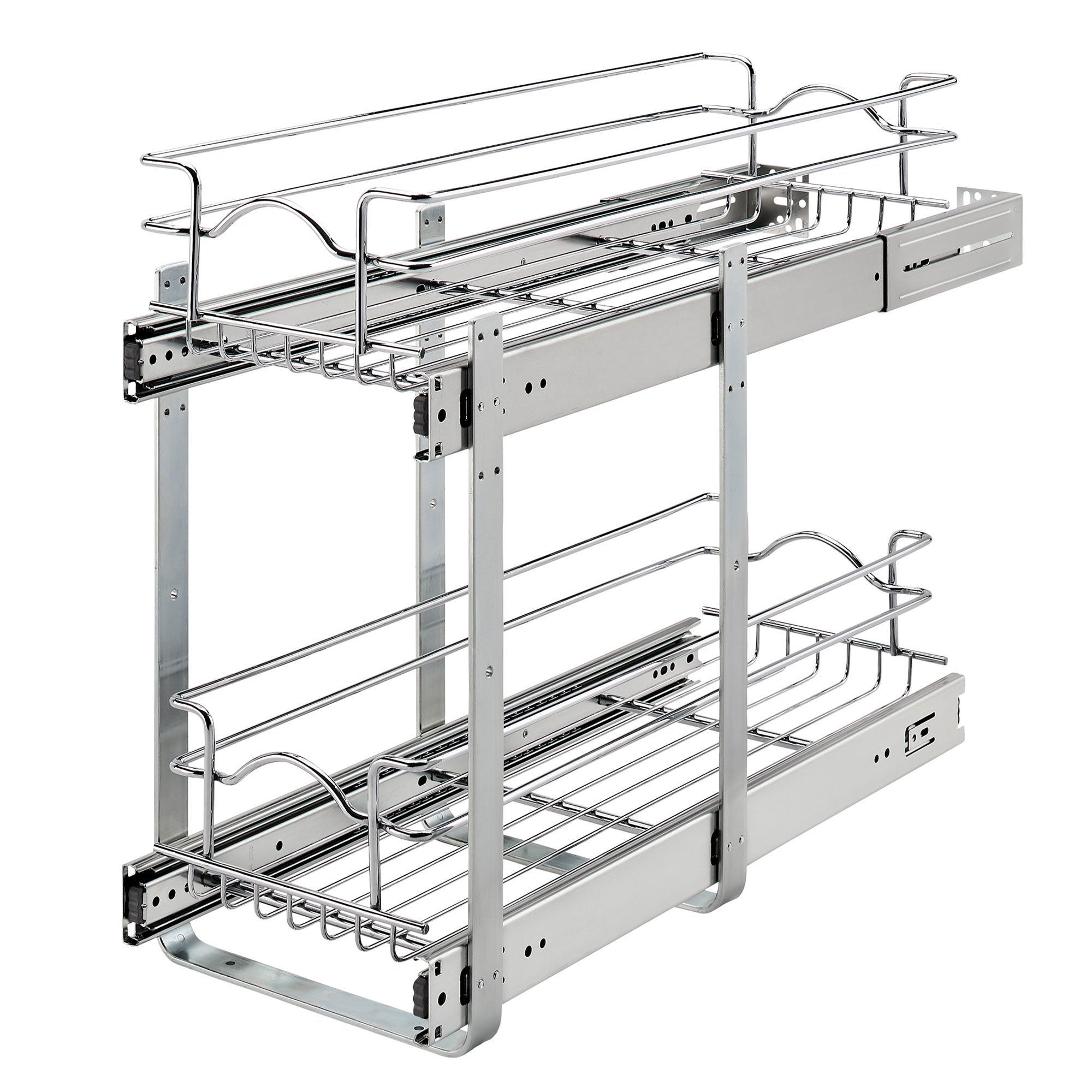 Rev-A-Shelf 5WB2-0922CR-1 9" x 22" 2-Tier Cabinet Pull Out Wire Basket, Chrome (For Parts)