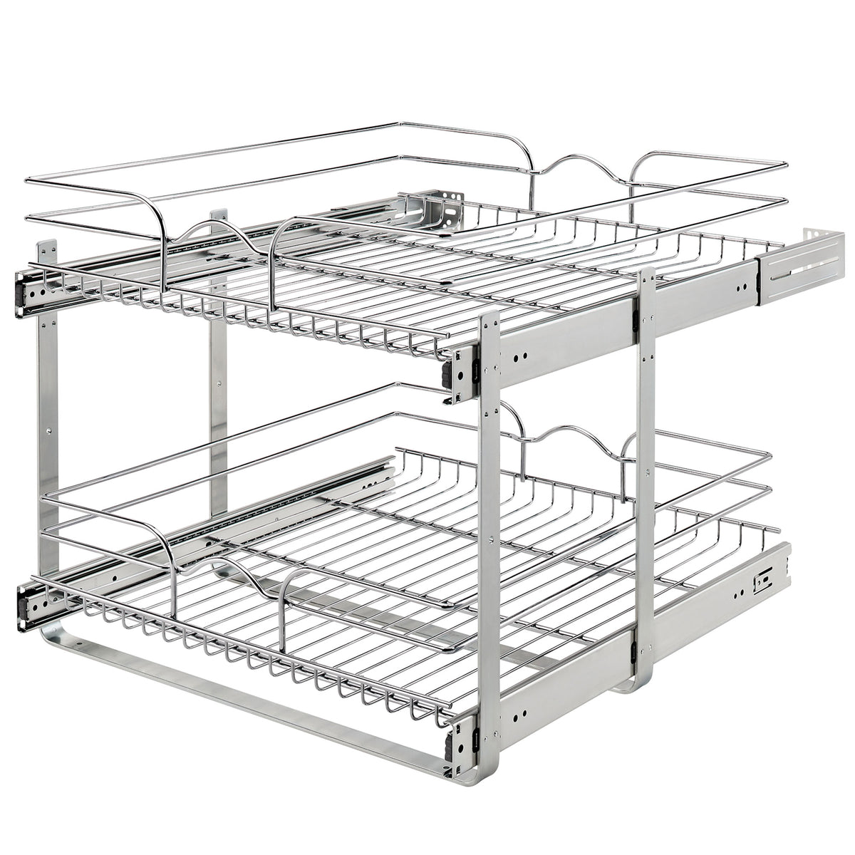 Rev-A-Shelf 5WB2-2122CR-1 21"x22" Chrome 2-Tier Pull Out Wire Baskets (Open Box)