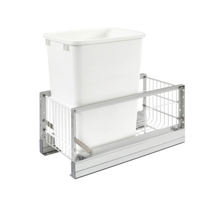 Rev-A-Shelf 5349-15DM-1 35 Qrt Pull Out Cabinet Waste Container Can (Open Box)