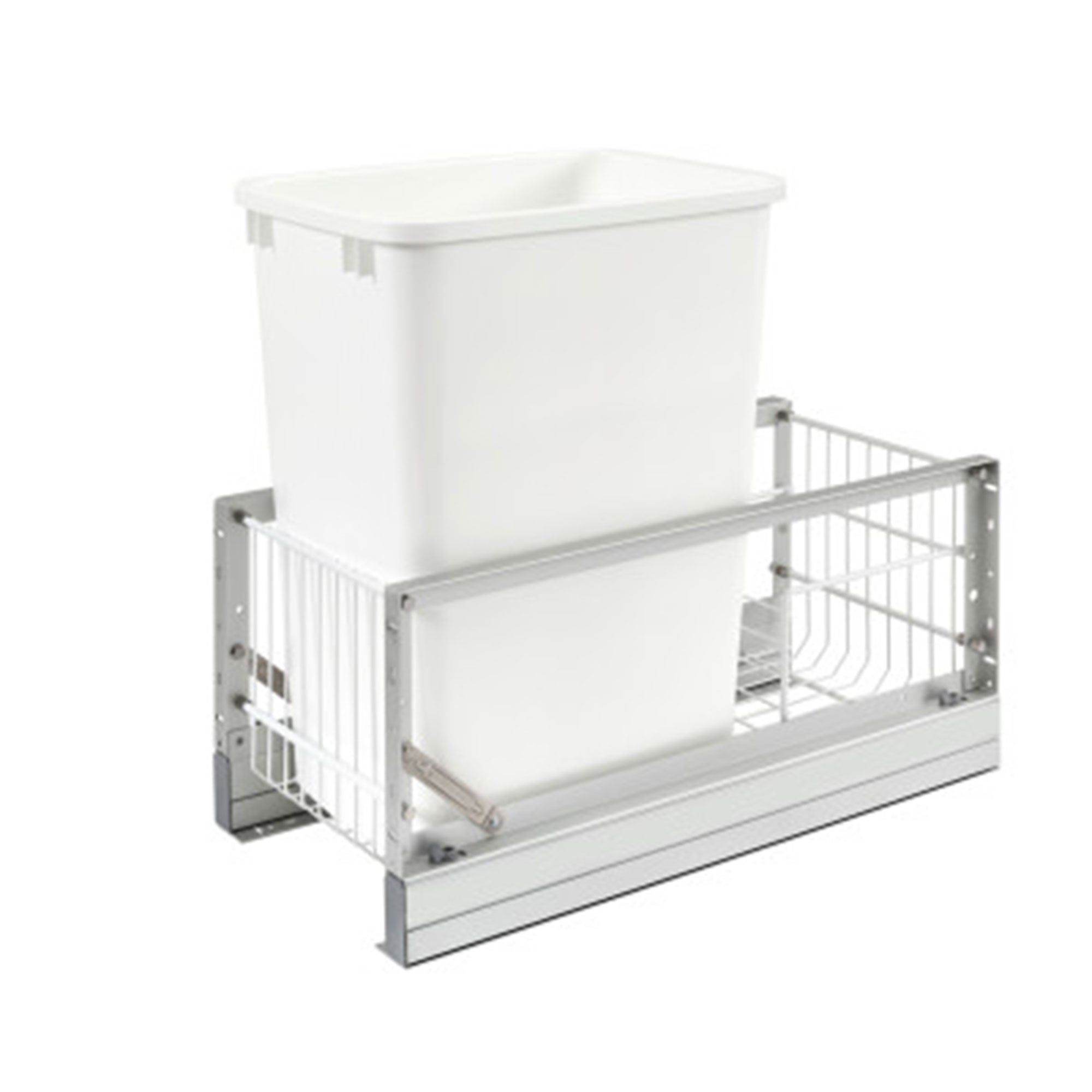 Rev-A-Shelf 5349-15DM-1 35-Qrt Pull Out Cabinet Waste Container Trash Can (Used)