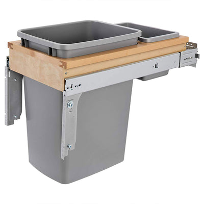 Rev-A-Shelf 4WCTM-12BBSCDM1 Single 35 Quart Top Mount Pullout Waste Containers (For Parts)