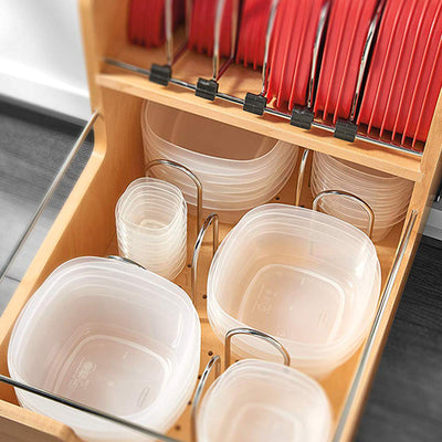 Rev-A-Shelf 4FSCO-18SC-1 Food Storage Container Organizer Soft Close (Used)