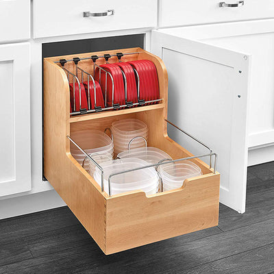 Rev-A-Shelf 4FSCO-18SC-1 Food Storage Container Organizer Soft Close (Used)