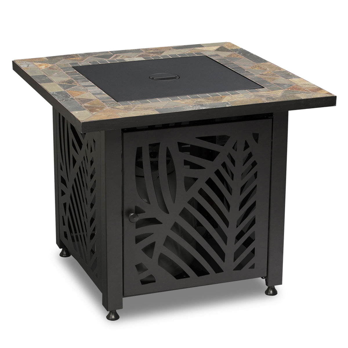 Endless Summer 50,000 BTU LP Gas Outdoor Fire Table w/ Tile Mantel & Fire Glass