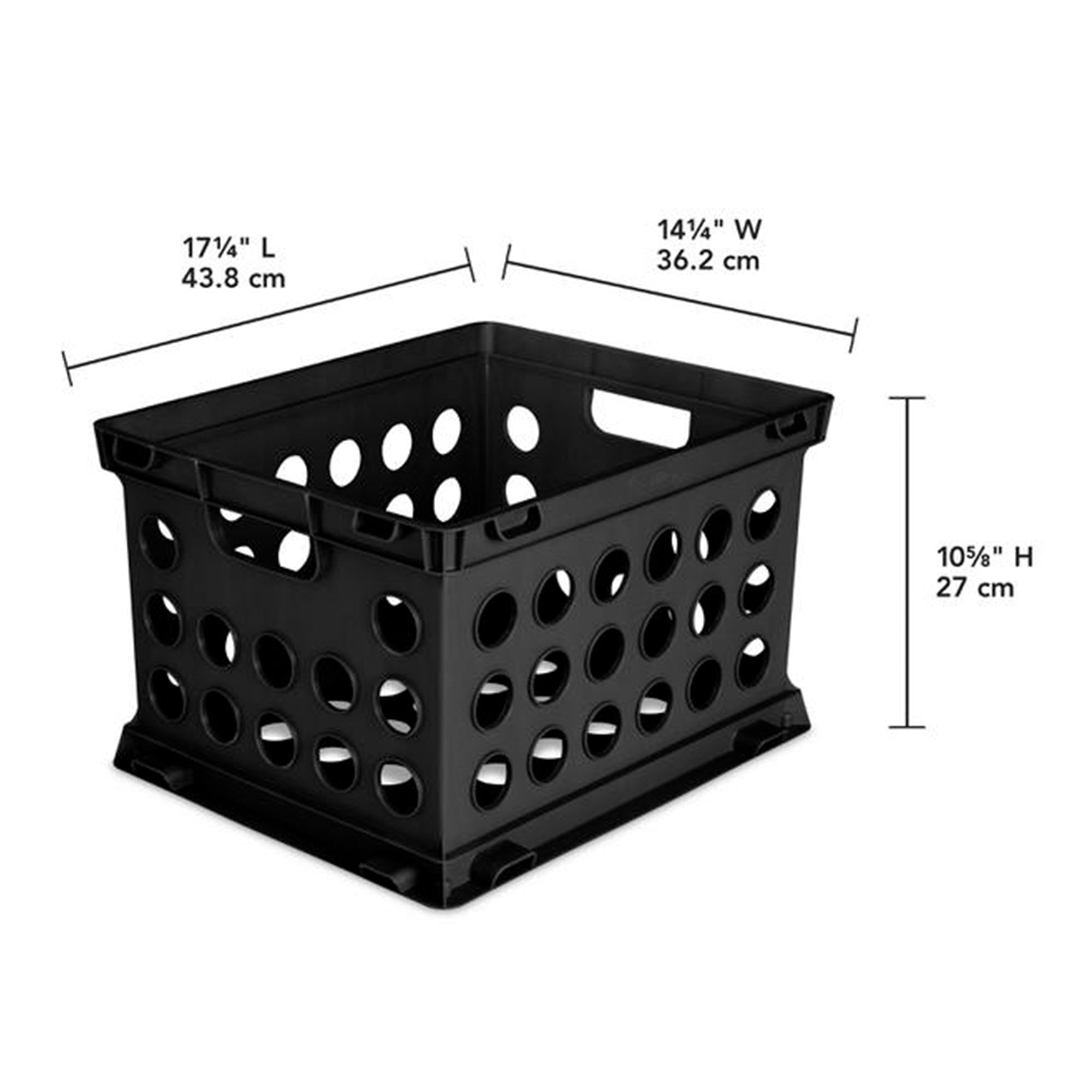 Sterilite Plastic Heavy Duty File Crate Stacking Storage Container (30 Pack)