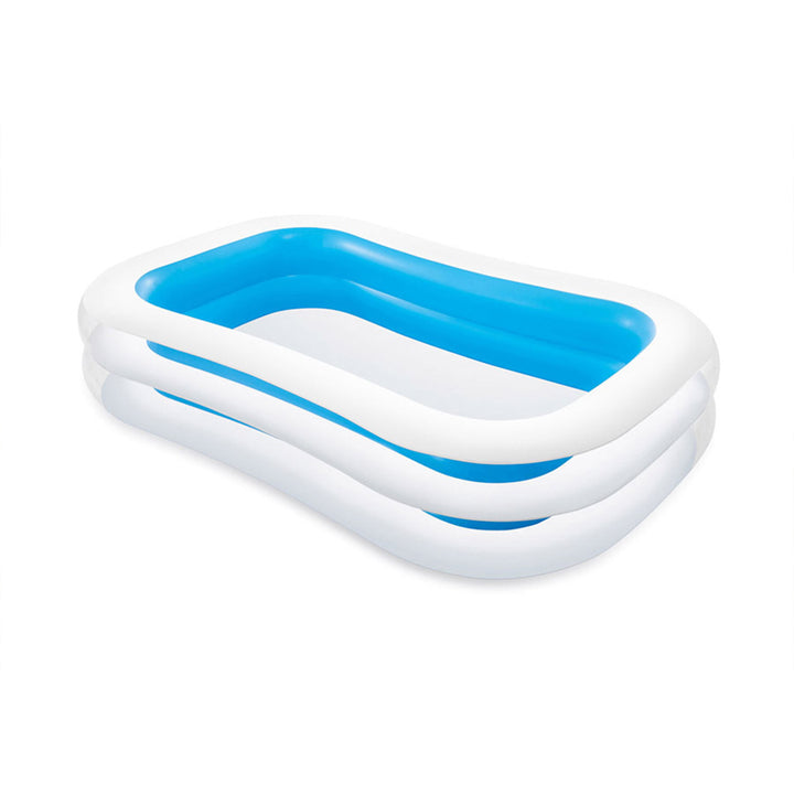 Intex Swim Center 198 Gallon Inflatable Family Swimming Pool, Blue (3 Pack)