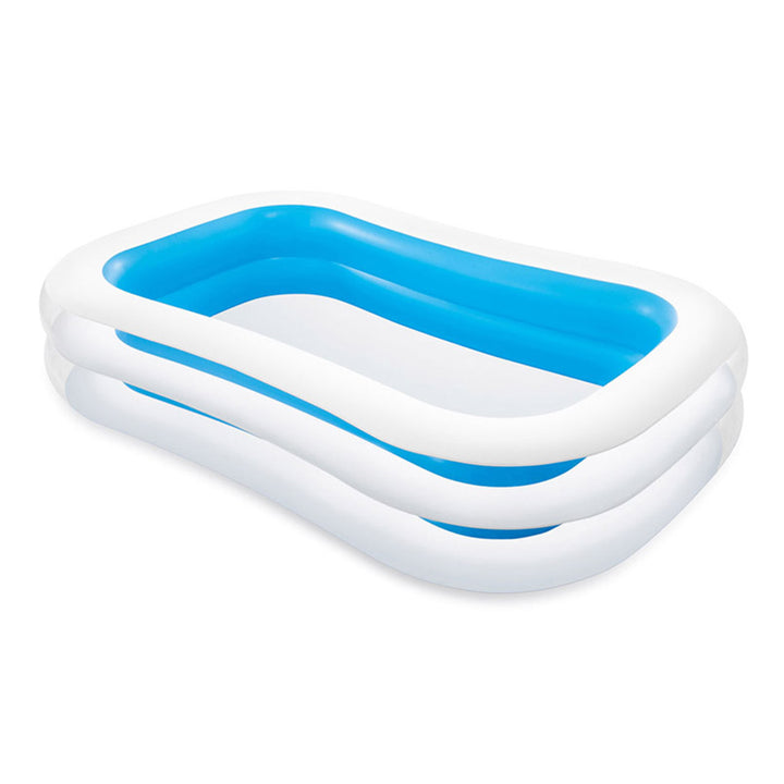 Intex Swim Center 198 Gal. Family Swimming Pool & 120V Electric Air Pump