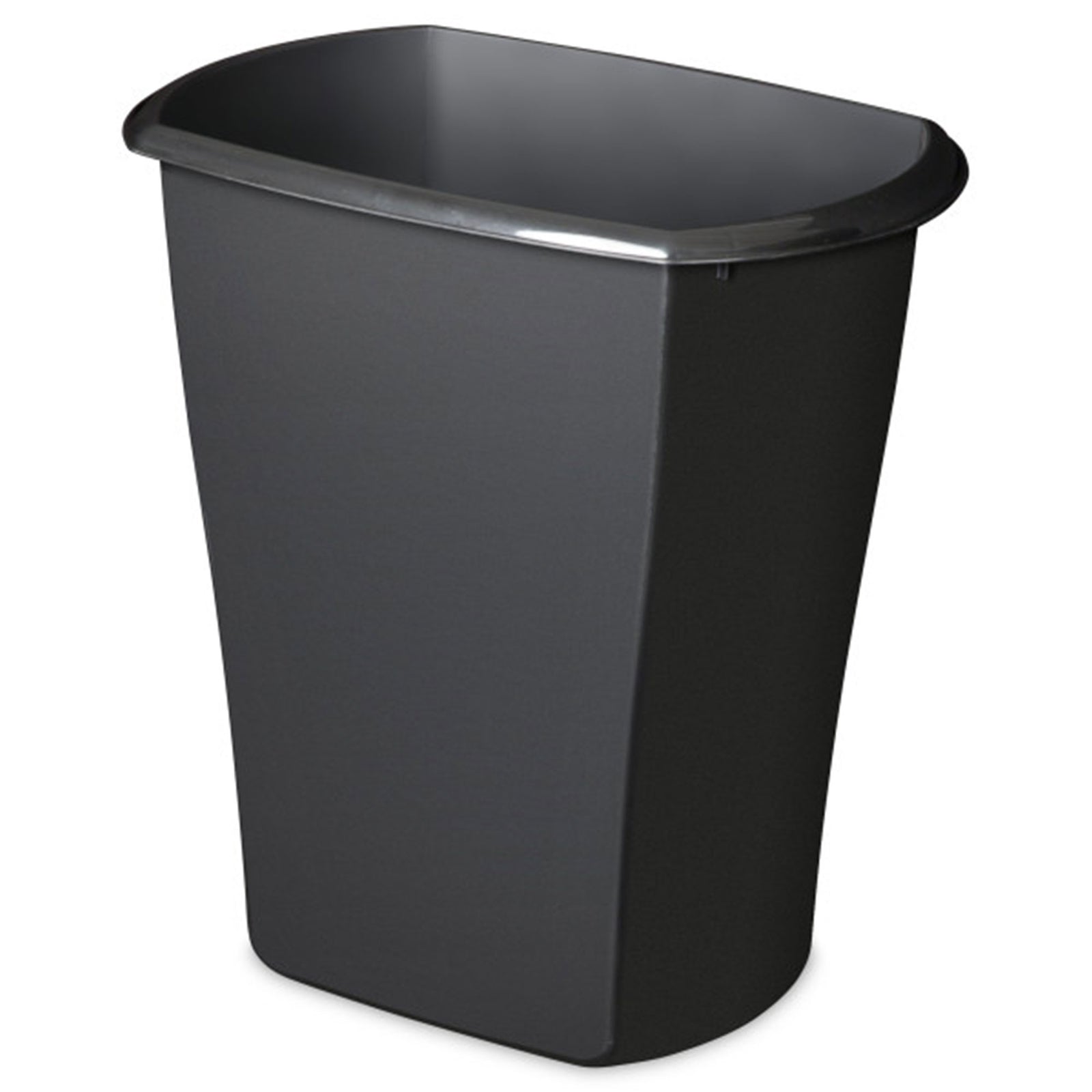Sterilite 10529006 5.5 Gal Ultra Plastic Wastebasket Trash Can, Black (6 Pack) - VMInnovations