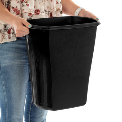 Sterilite 10529006 5.5 Gallon Ultra Plastic Wastebasket Trash Can, Black