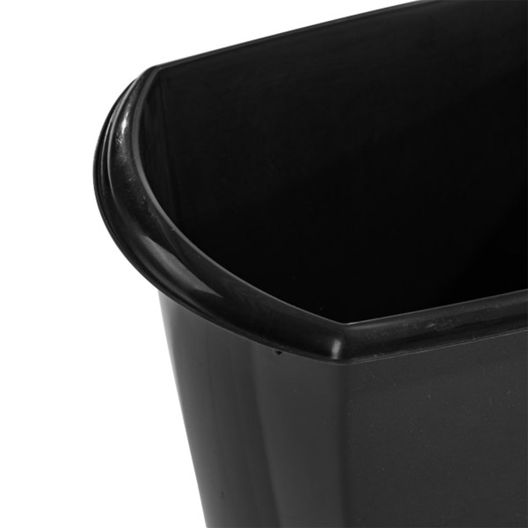 Sterilite 10529006 5.5 Gal Ultra Plastic Wastebasket Trash Can, Black (6 Pack)