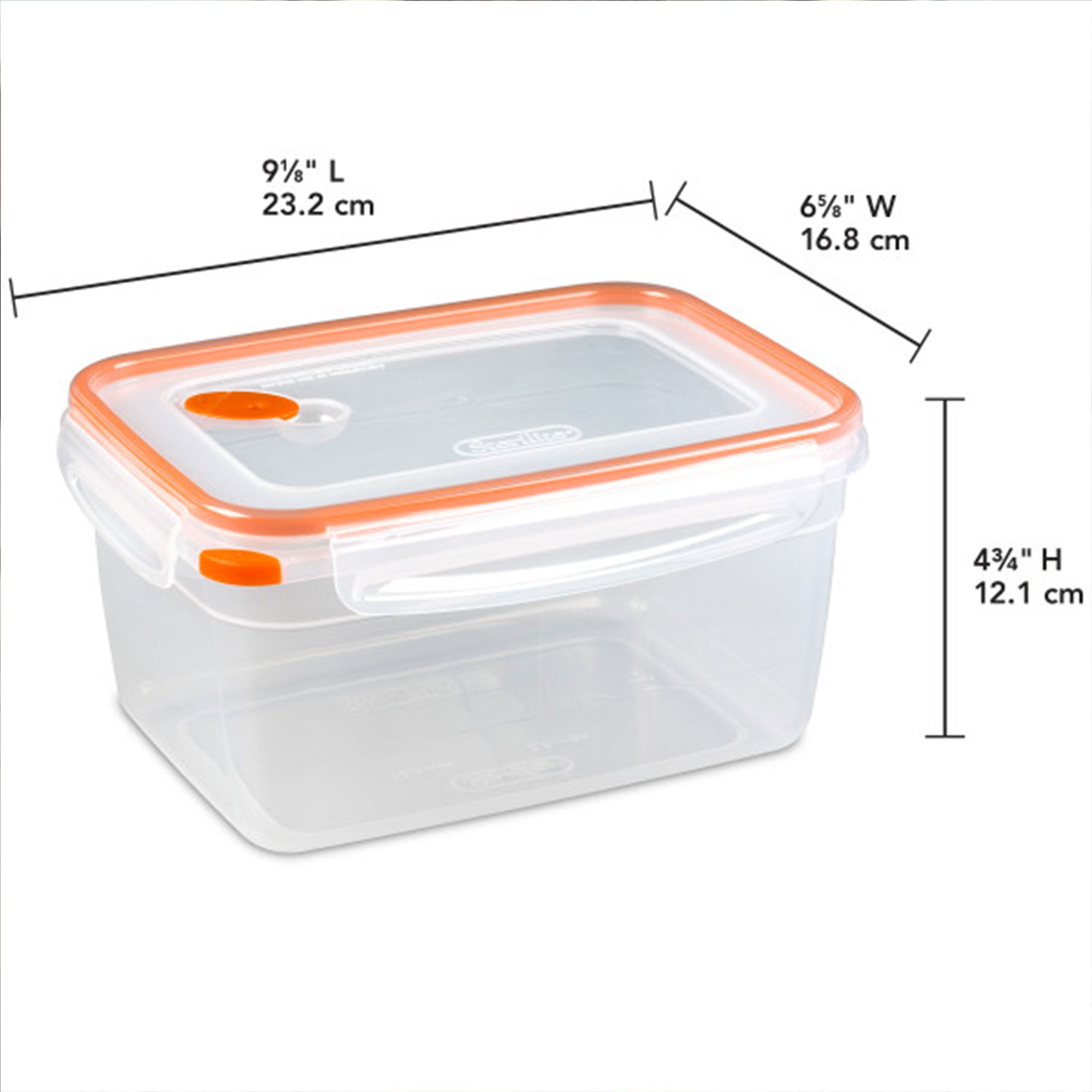 Sterilite Ultra-Seal 12 Cup Food Storage Container (6 Pk) - VMInnovations