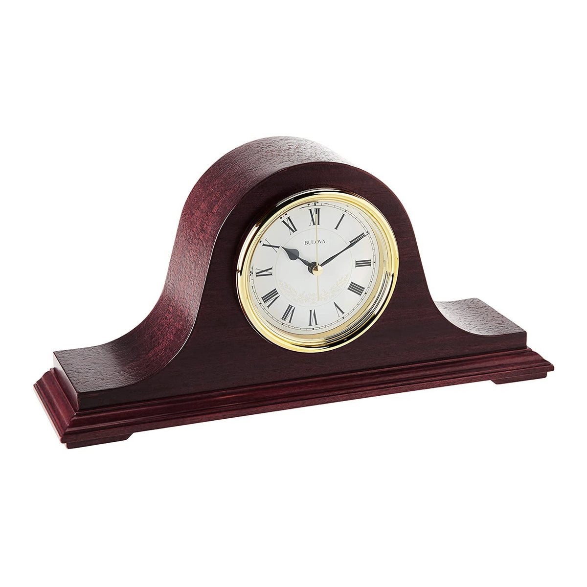 Bulova Clocks Annette II Wooden Westminster Chiming Mantel Clock, Walnut (Used)