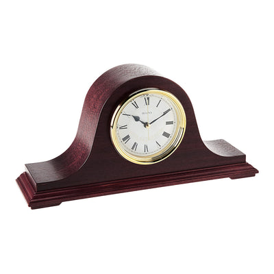 Bulova Clocks B1929 Annette II Wooden Westminster Chiming Mantel Clock, Walnut - VMInnovations