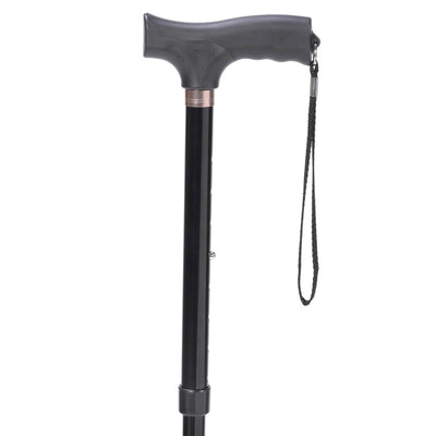 Drive Medical Flex N Go 39.5 Inch Adjustable Foldable Tripod Walking Cane, Black - VMInnovations
