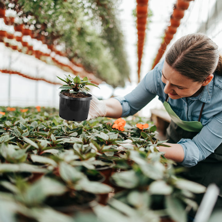 Pro Cal 10 Gallon Nursery Black Planter Garden Grow Pots, 5 Pack (Open Box) - VMInnovations