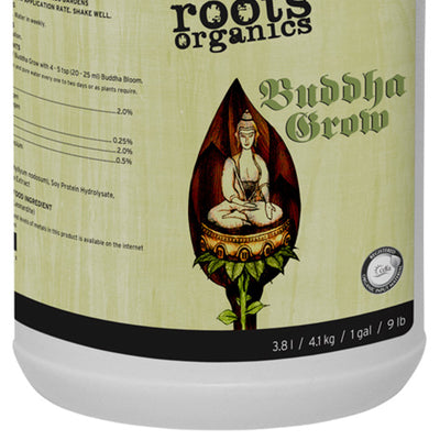 Roots Organics ROBGG Buddha Grow Nutrient Fertilizer for Potting Soil, 1 Gallon - VMInnovations