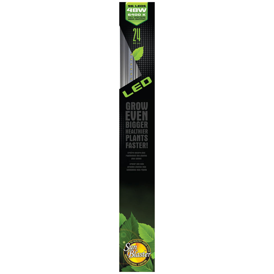 SunBlaster 24'' 24W Self Cooling High Output LED Strip Grow Light (Open Box) - VMInnovations