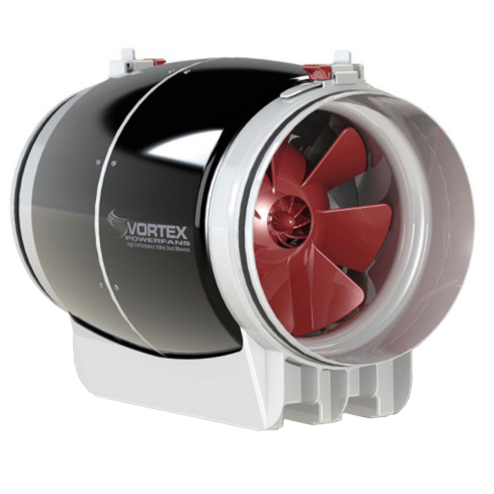 Vortex VTX600S Powerfan Energy-Efficient Quiet S-Line Inline Ventilation Fan - VMInnovations