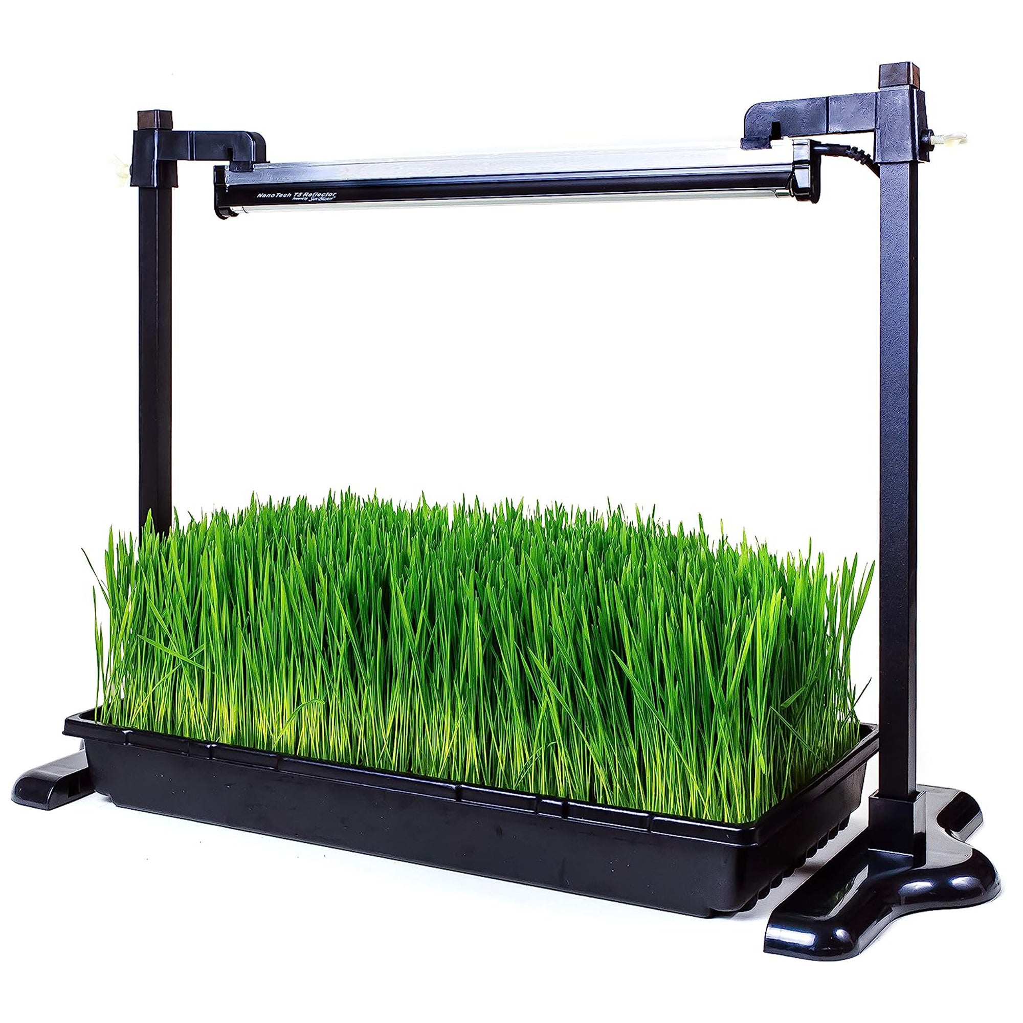 SunBlaster Aluminum Adjustable T5 Light Strip Stand w/ Growing Tray (Used)