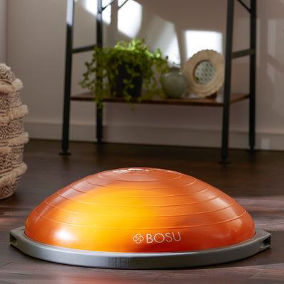 Bosu The Original Balance Trainer 65 cm Diameter Ball, Orange/Gray (For Parts)
