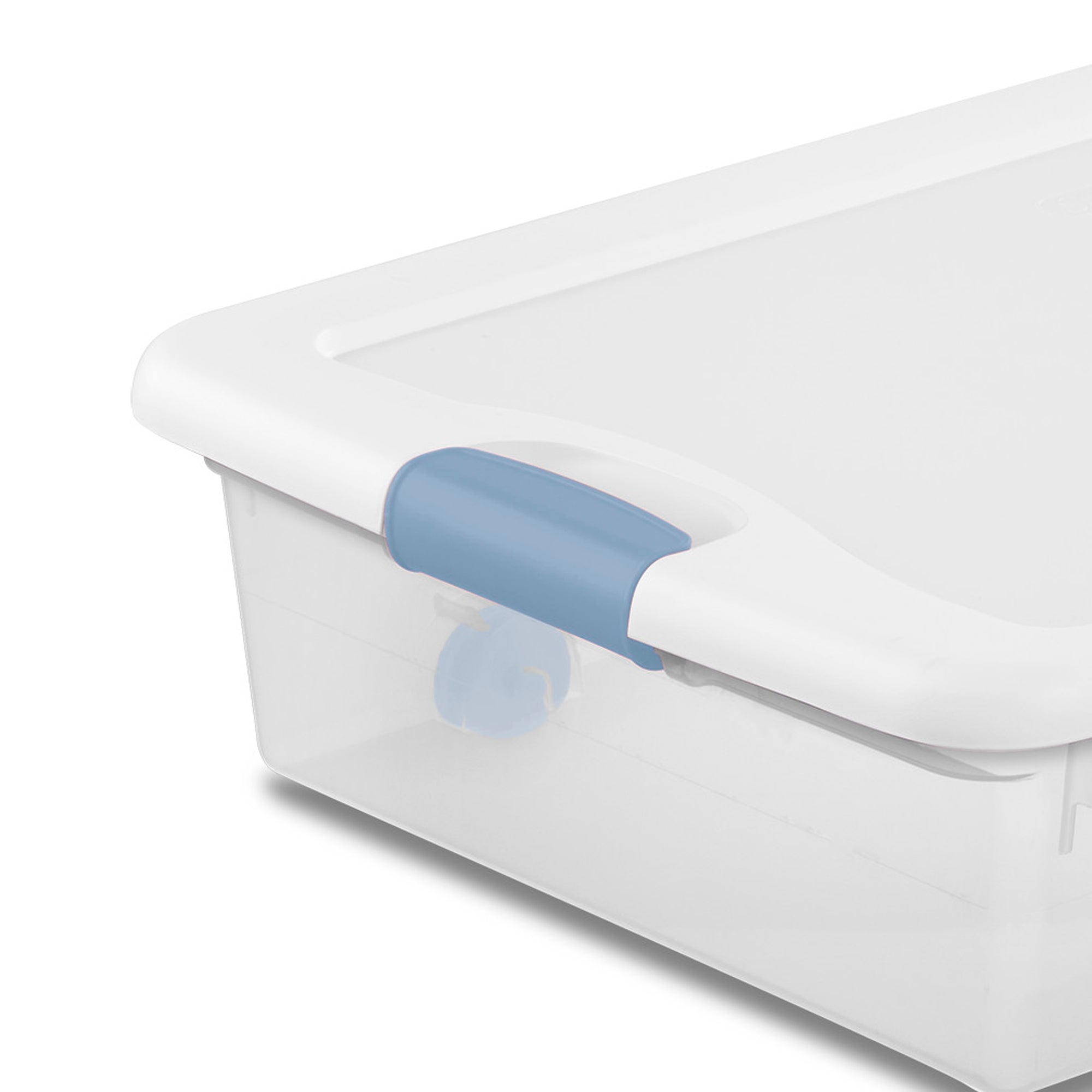 Sterilite 56 Quart Latching Stackable Wheeled Storage Container w/ Lid, (4 Pack) - VMInnovations