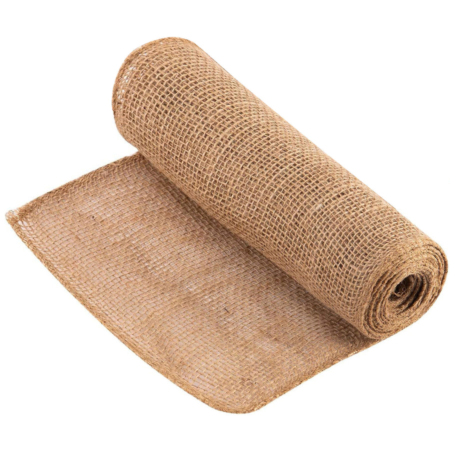 Dewitt 5.5oz 3' x 250' Medium Weave Natural Burlap Cloth Liner for Weed Control - VMInnovations