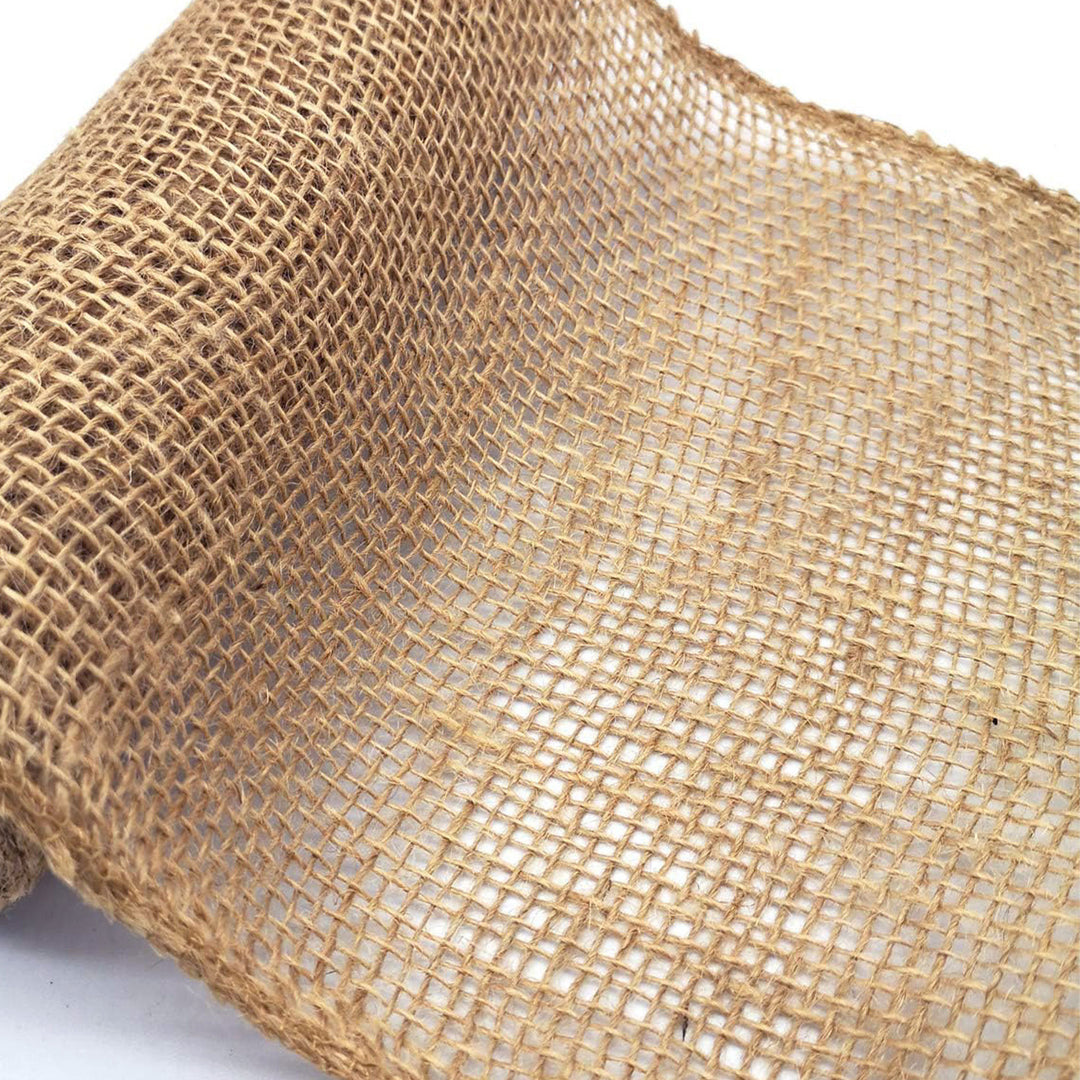 Dewitt 5.5oz 3' x 250' Medium Weave Natural Burlap Cloth Liner for Weed Control - VMInnovations