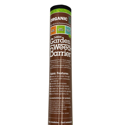 DeWitt 4x300 Ft Natural Biodegradable Paper Mulch Garden Weed Barrier (Open Box) - VMInnovations