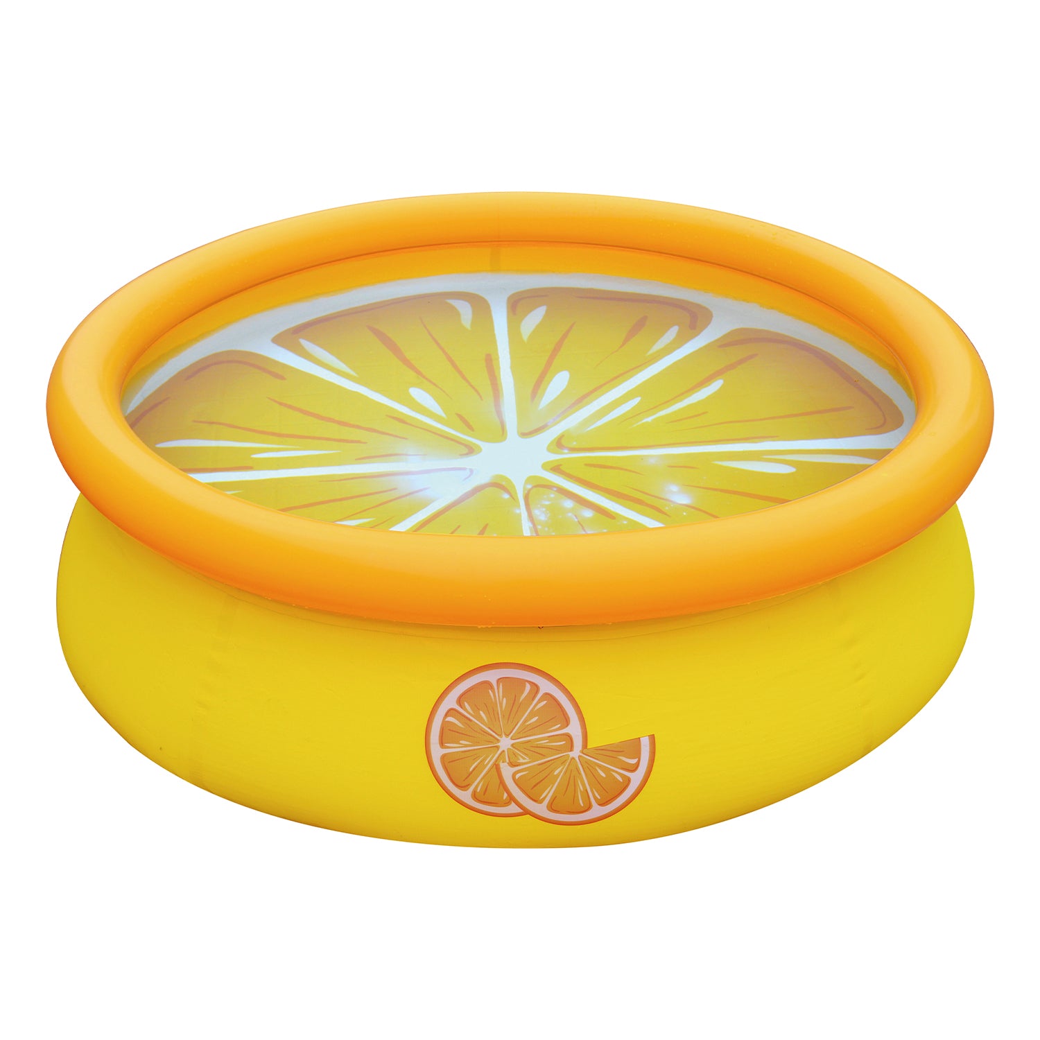 JLeisure 5' x 16.5" Orange Inflatable Outdoor Backyard Kid Swimming Pool(Used) - VMInnovations