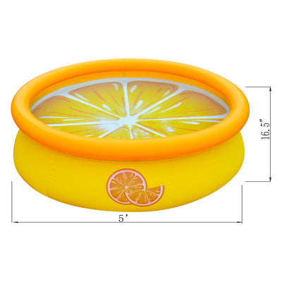JLeisure 5ft x 16.5in Inflatable Backyard Swimming Pool (Open Box) - VMInnovations