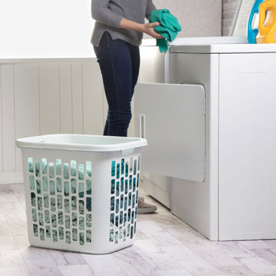 Sterilite Ultra Easy Carry Plastic Dirty Clothes Laundry Basket Hamper (4 Pack) - VMInnovations