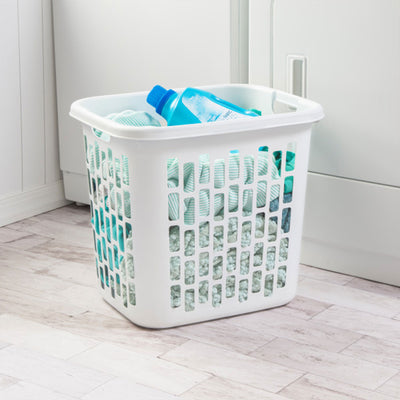 Sterilite Ultra Easy Carry Plastic Dirty Clothes Laundry Basket Hamper (4 Pack) - VMInnovations
