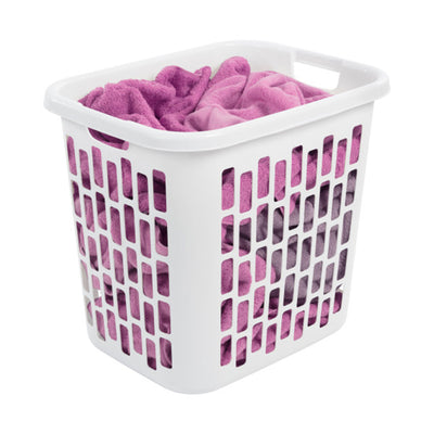 Sterilite Ultra Easy Carry Plastic Dirty Clothes Laundry Basket Hamper (4 Pack) - VMInnovations