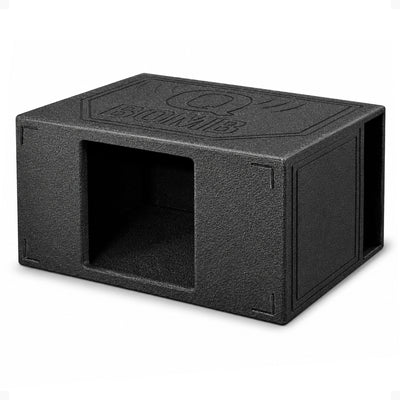 QPower Durable Single 15" Side-Vented Kicker L7 Square Subwoofer Speaker Box