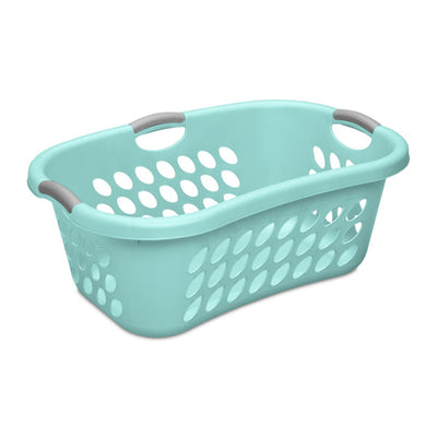 Sterilite Ultra HipHold 1.25 Bushel Plastic Stackable Laundry Basket (12 Pack)