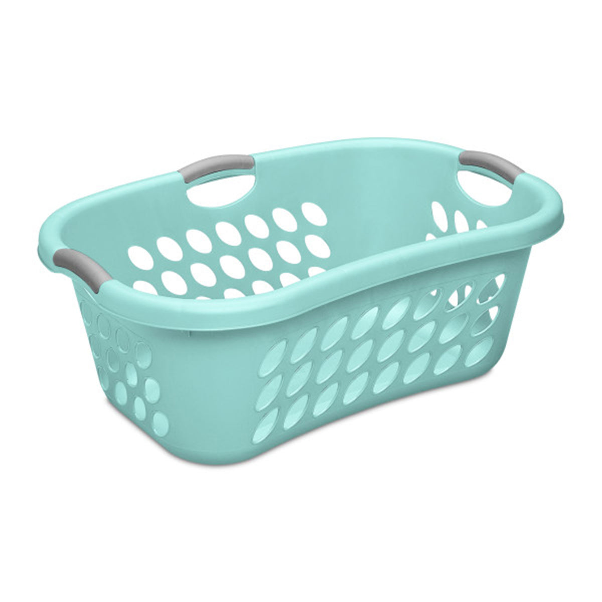 Sterilite Ultra HipHold 1.25 Bushel Plastic Stackable Laundry Basket (12 Pack) - VMInnovations