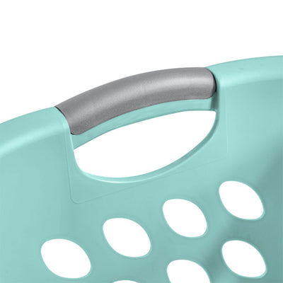 Sterilite Ultra HipHold 1.25 Bushel Plastic Stackable Laundry Basket (12 Pack) - VMInnovations