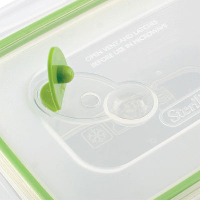 Sterilite 4.5 Cup Rectangle UltraSeal Food Storage Container, Green (18 Pack)