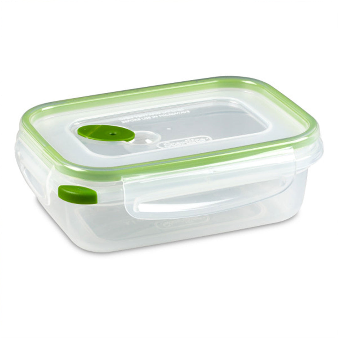 Sterilite 3.1 Cup Rectangle Ultra-Seal Food Storage Container, Green (6 Pack)